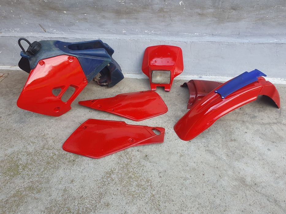 Rezervor, far, șa, plastice moto enduro