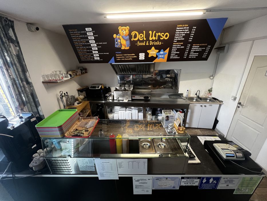 Afacere la cheie - fastfood / terasa in apropiere de centru
