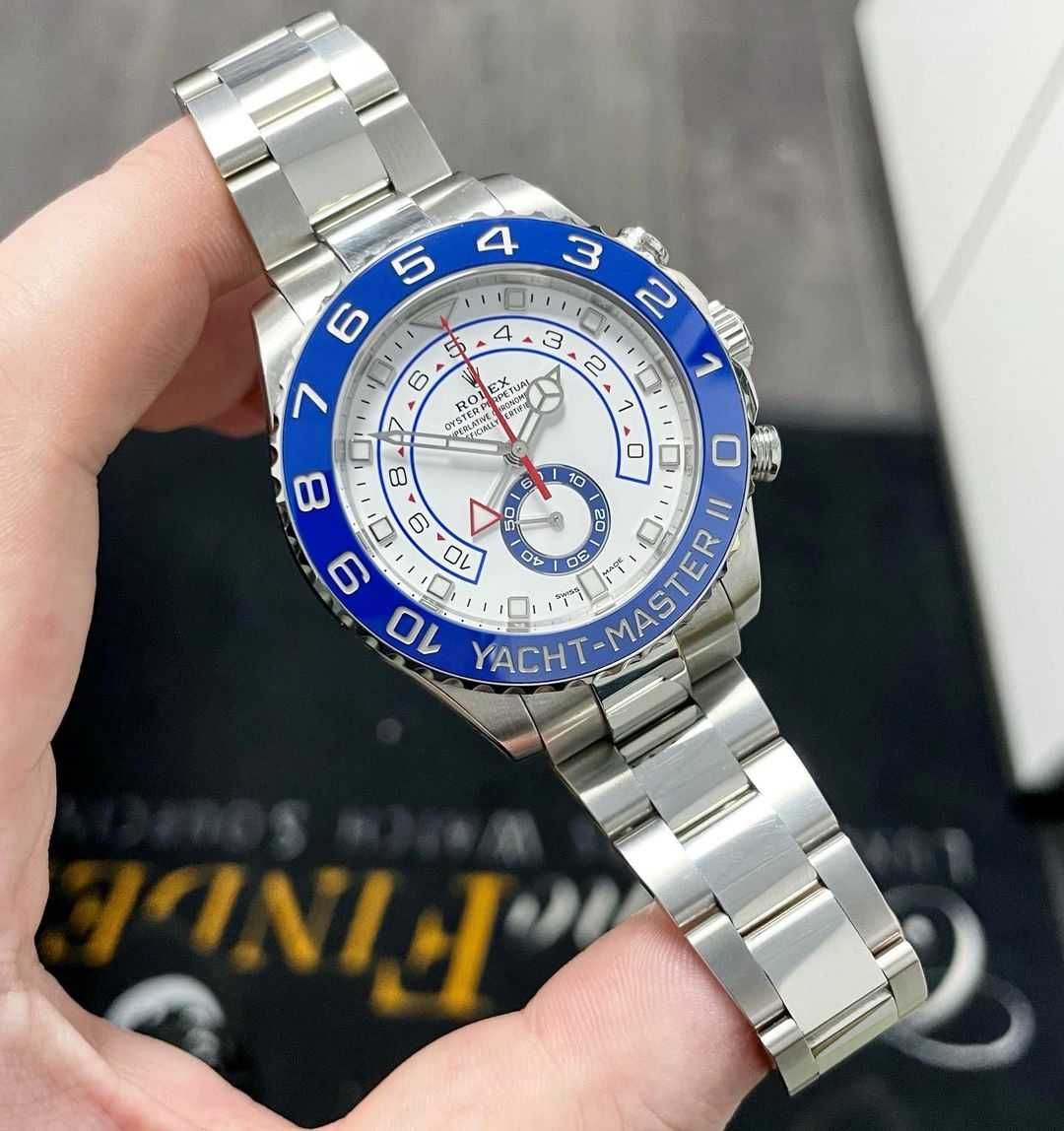 rolex yacht-master 2 / 44mm сребро