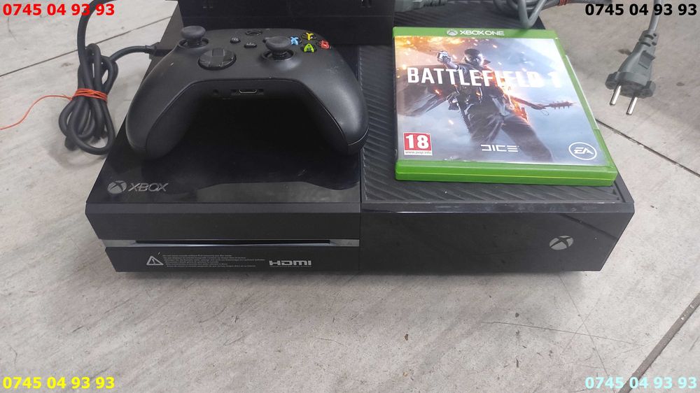 consola XBOX ONE maneta alimentator plus joc battlefield