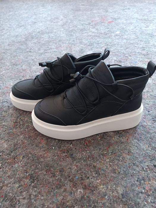 Sneakers dama cu siret elastic negri
