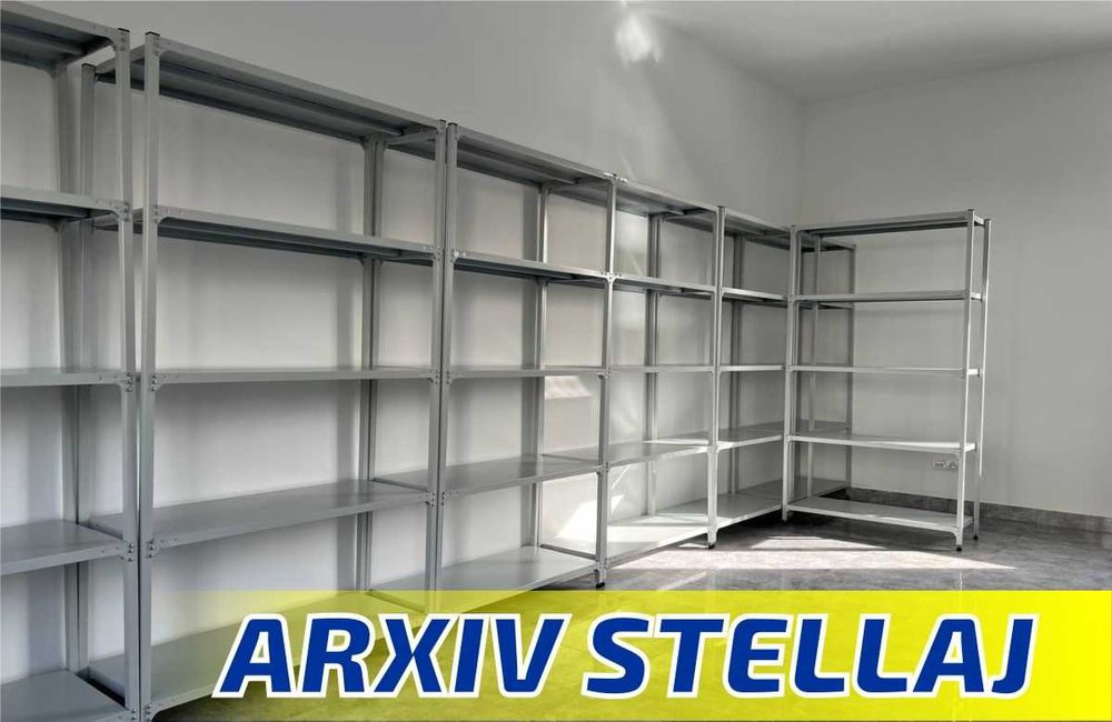 Polkaly stellaj, arxiv tokchasi Акция, метал архивный стеллаж