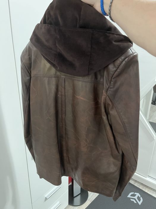 Geaca din piele marimea M barbateasca