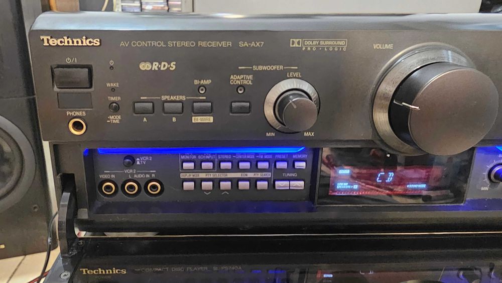 Amplituner Technics SA-AX7 cap de serie, telecomanda, cu test video!