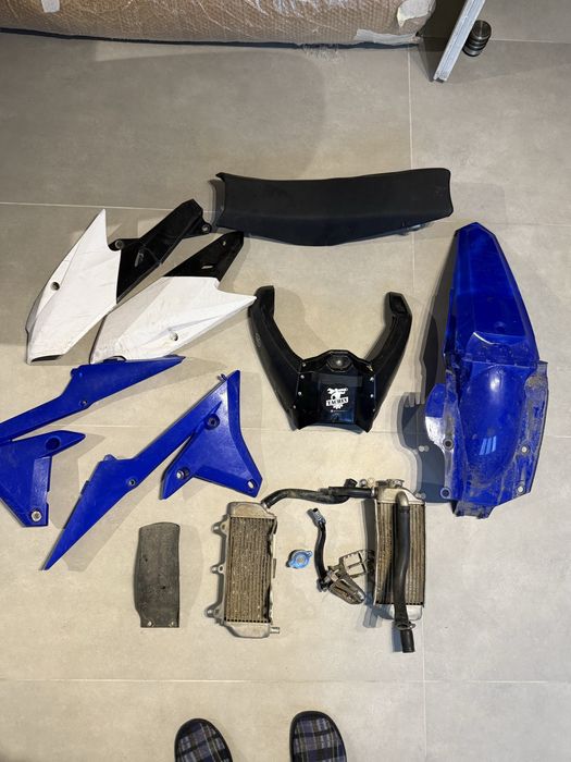 Yamaha yz450f 2017, Пластмаси , Радиатори , Седалка , Степенки, Лост.