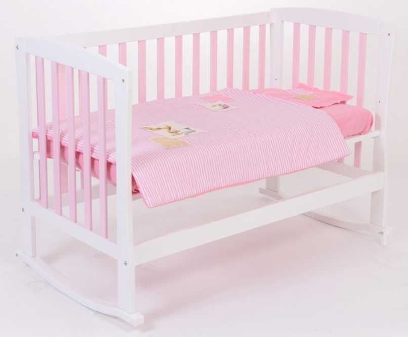 Pat bebe cu balansoar si laterala detasabila