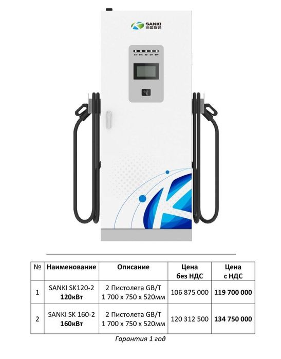 Elektrozaryadniy stansiya "SANKI" Xitoy