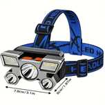 USB акумулаторен челник, 5LED