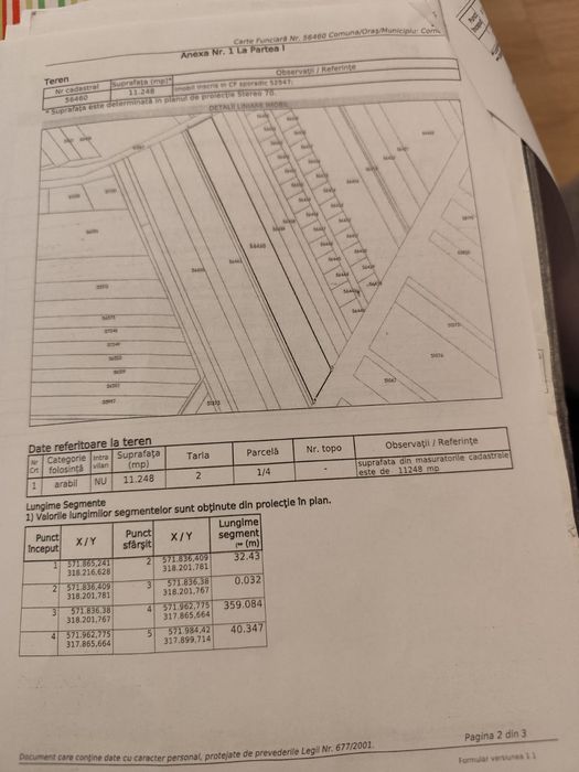 Vând teren Clinceni Ordoreanu
