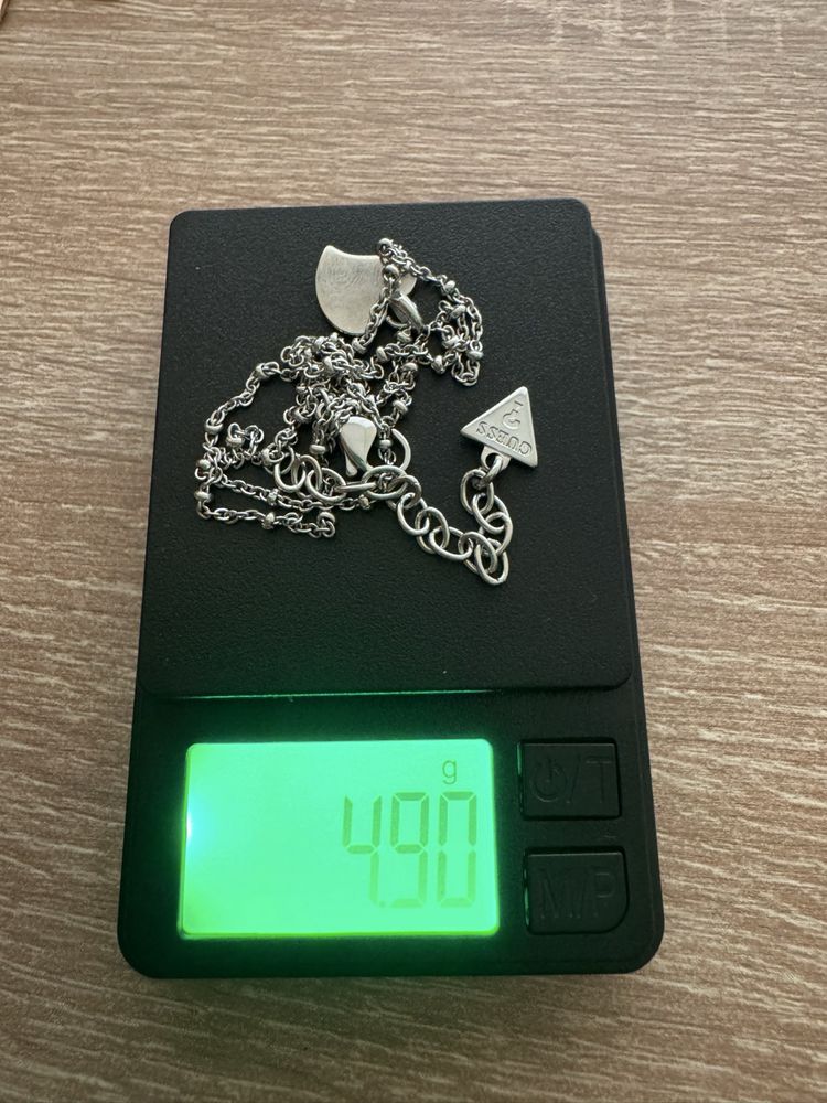Дамско сребърно колие GUESS