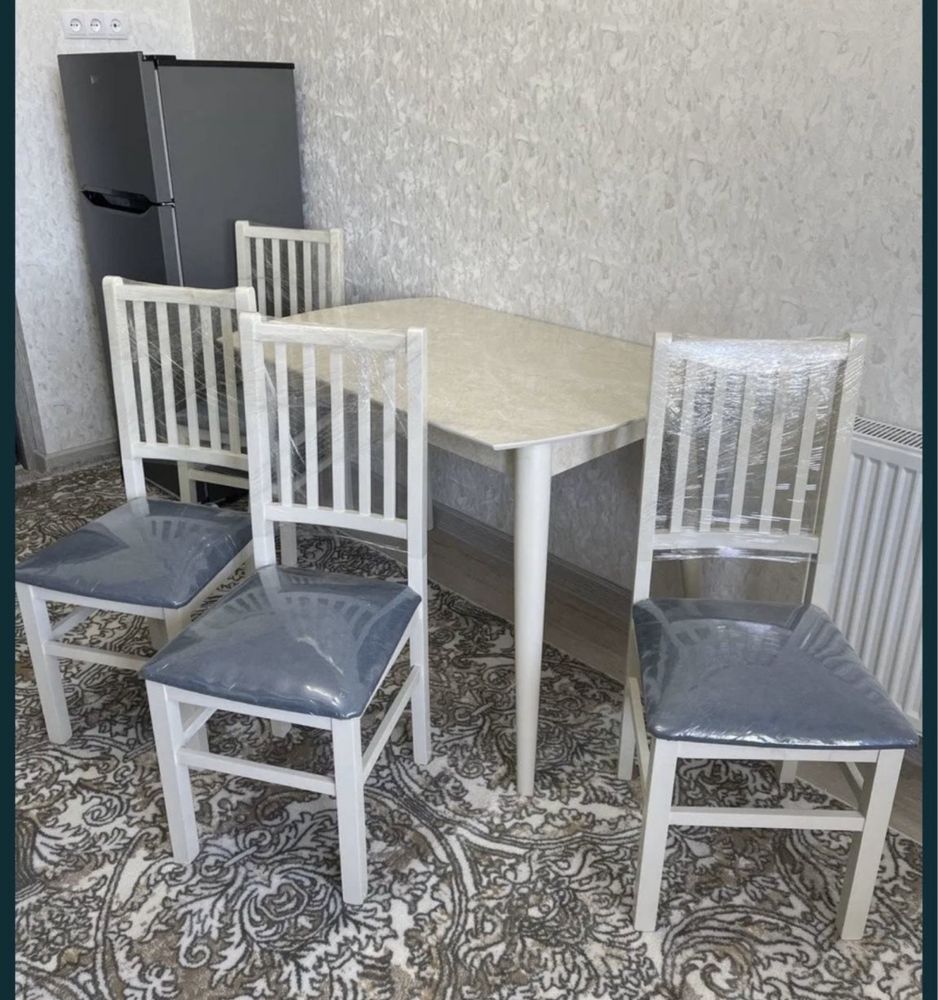 Yogochli stol va stul Kuxnyaga stol va stul oshxonaga stol stul yogoch