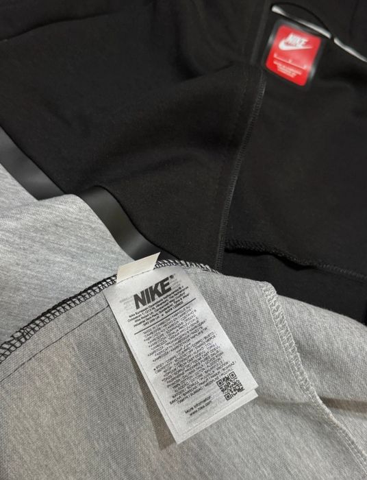 Nike Tech Fleece Black & Grey – Mărimea S, nou cu etichetă