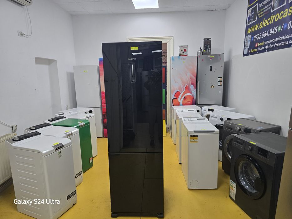 Frigider Daewoo Black Glass – Design Exclusivist, Tehnologie De Elită!