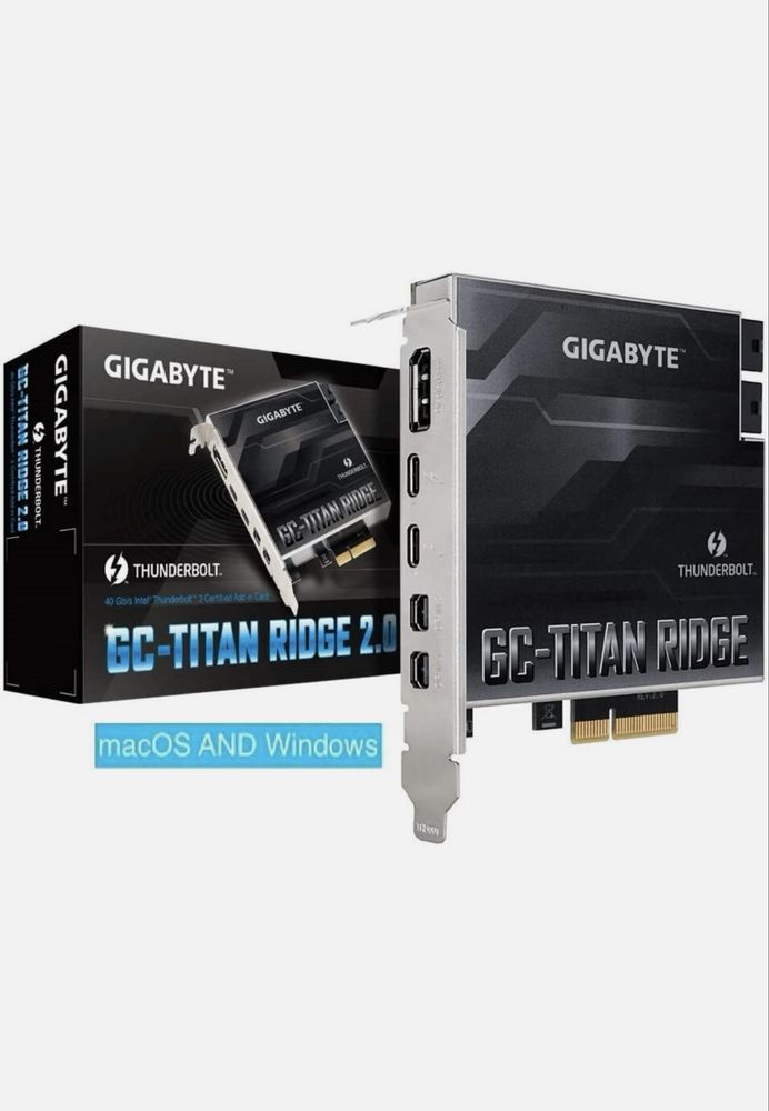 Gigabyte Titan Ridge Thunderbolt 3 PCI-E Card
