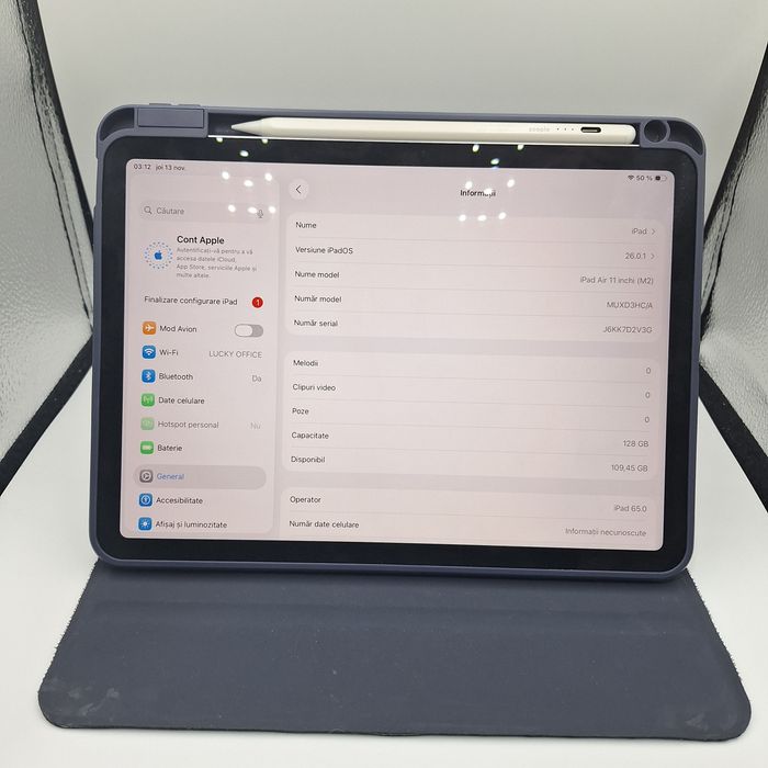 Ipad Air 11 Inch M2 128 GB WI-Fi /Cellular 96%Baterie  Garantie/Factur