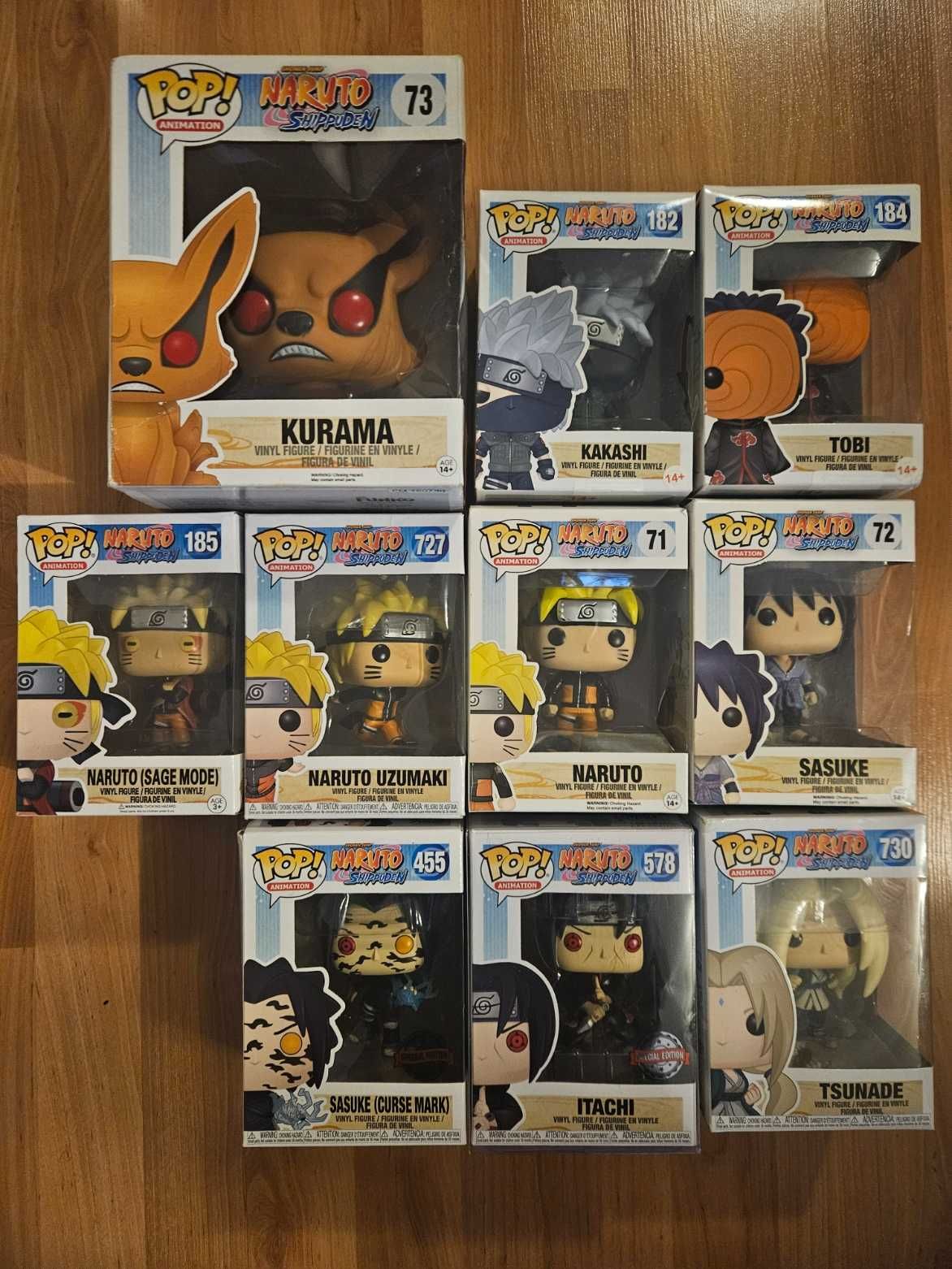 Anime Funko pop - Attack on Titan, Naruto, Tokyo Ghoul, One Piece и др