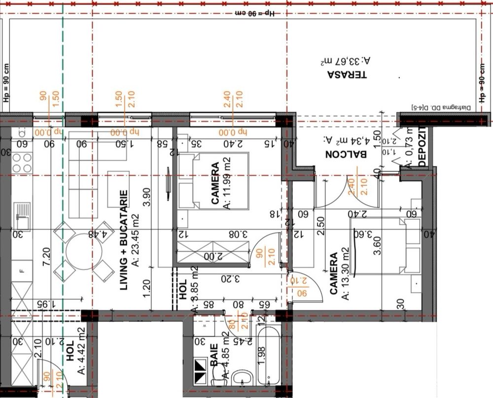 Comision 0! Apartament cu 3 camere pe strada Oasului Cluj-Napoza