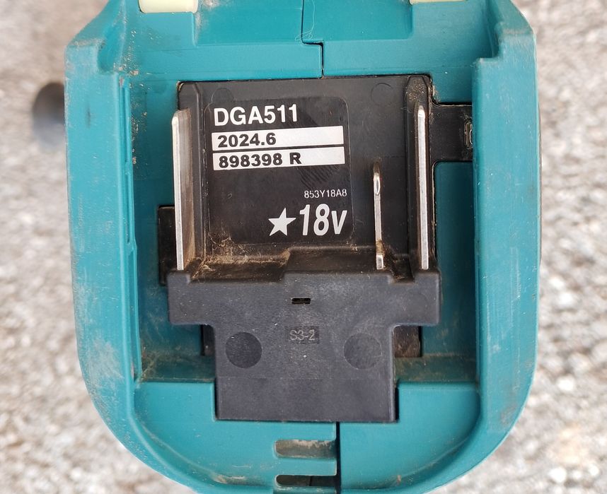 Акумулаторен безчетков ъглошлайф Makita 18волта