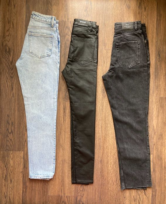джинсы голубые, черные, скинни