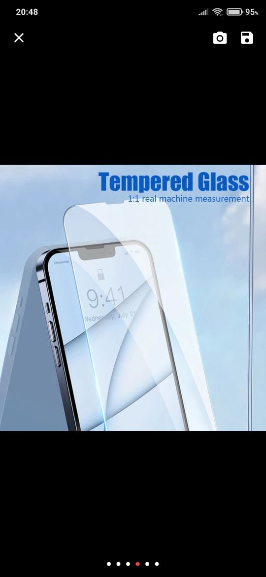 Apple iPhone 14 pro max стъклени протектори 6 бр.
