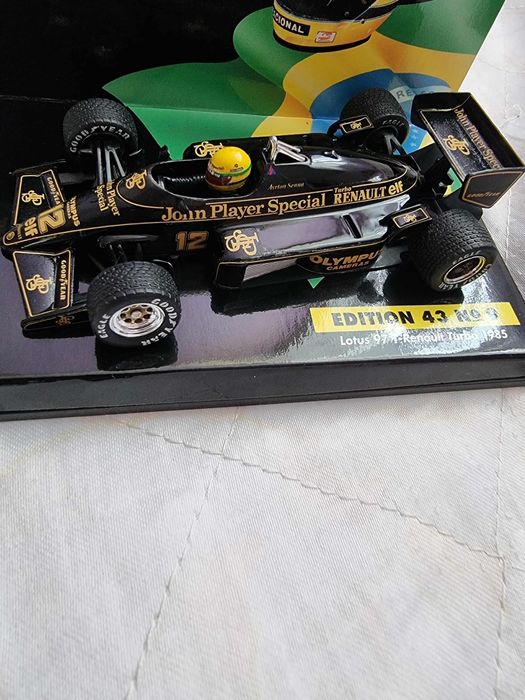 Ayrton senna lotus 97 T portuguese gp 1st win 1985 minichamps 1:43