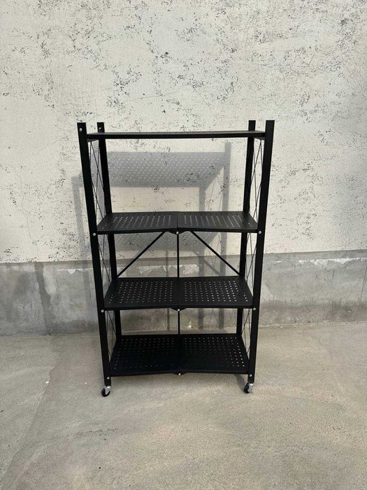 Металлический стеллаж на колесиках, кухни 2, 3, 4, 5 полок, этажерка