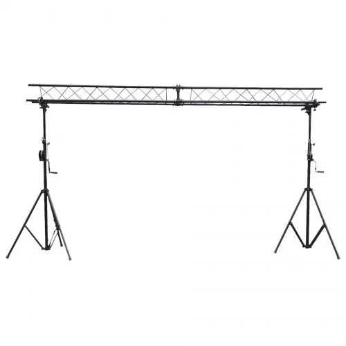 Schela lumini cu 2 traverse si doua stative cu manivela