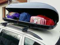 Thule bare transversale & cutie portbagaj  DE INCHIRIAT