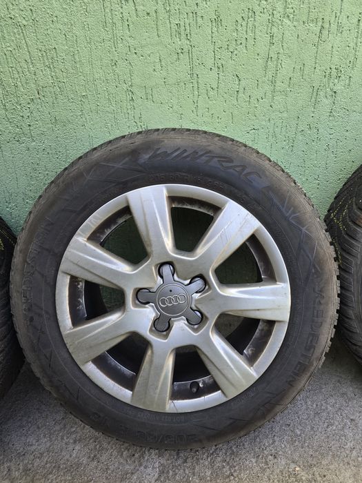 Set 4 jante originale Audi 7.5Jx16+anvelope iarnă Vredestein 205/60/16