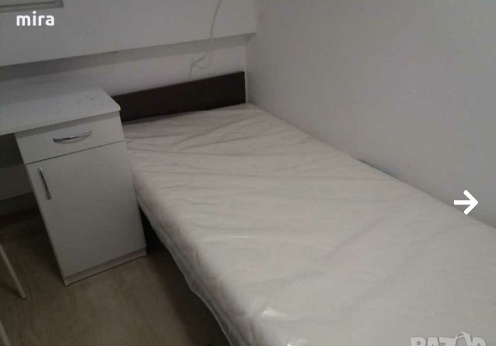 обзаведена стая с нови мебели след основен ремонт в Центъра до метро