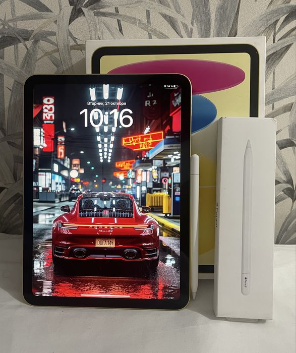 Планшет Apple ipad 10, 64GB + Apple Pencil (USB-C)