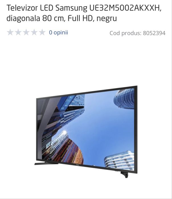 Televizor LED Samsung UE32M5002AKXXH, diagonala 80 cm