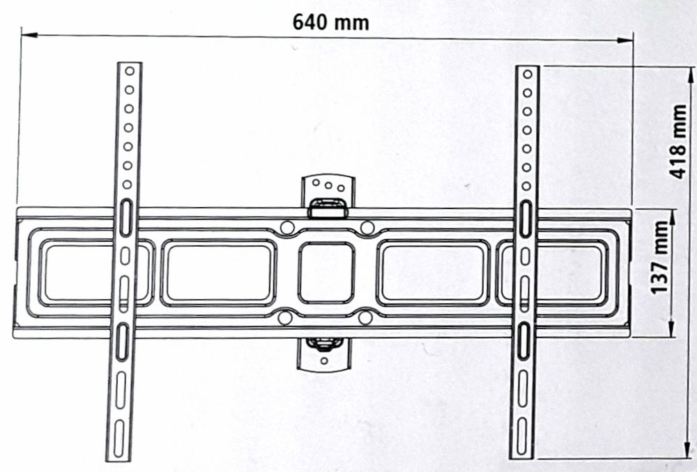 SUPORT TV pentru perete adecvat pentru televizoare plate NOU - 120 Lei