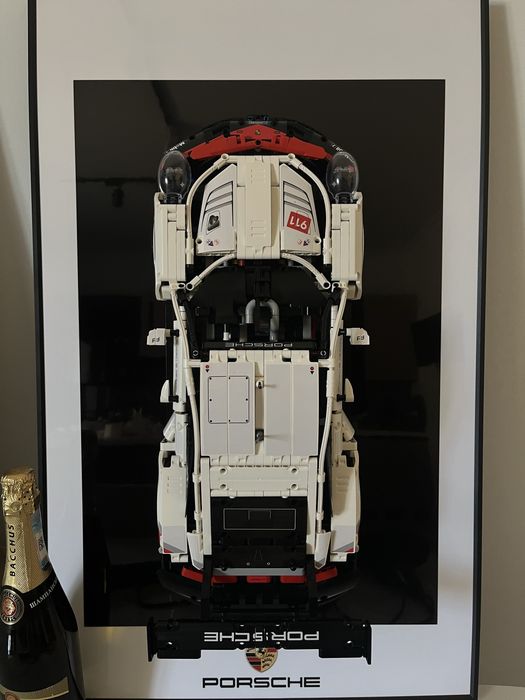 Porshe 911 постер лего конструктор + рамка