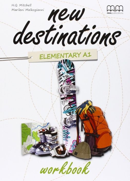 New destination,elementary A1.2 учебник с тетрадка по английски език