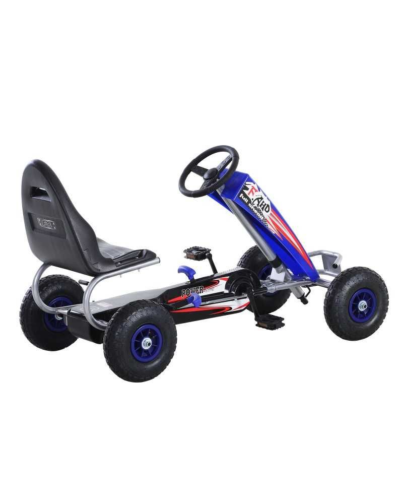 GO Kart cu pedale pt copii 6-15 ani, Kinderauto F8-3, roti Gonflabile