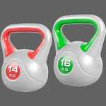 Kettlebell Stylish umplut cu ciment set 14-16 KG