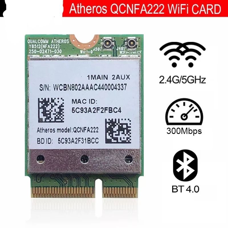 Wifi адаптер Qualcomm Atheros QCNFA222