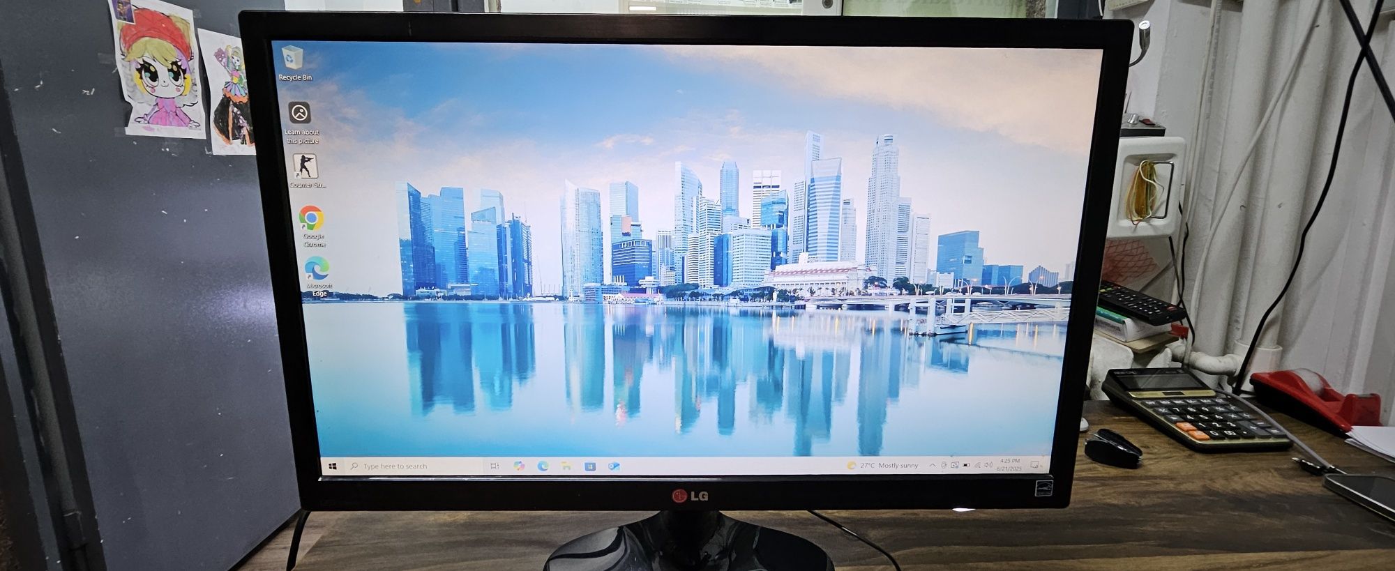 Monitor LG 23" Wide FullHd VGA+hdmi
