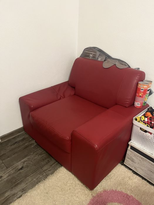 Canapea extensibila cu doua fotolii