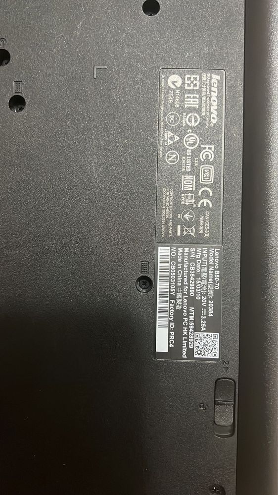 Laptop Lenovo B50 70 Procesor I5