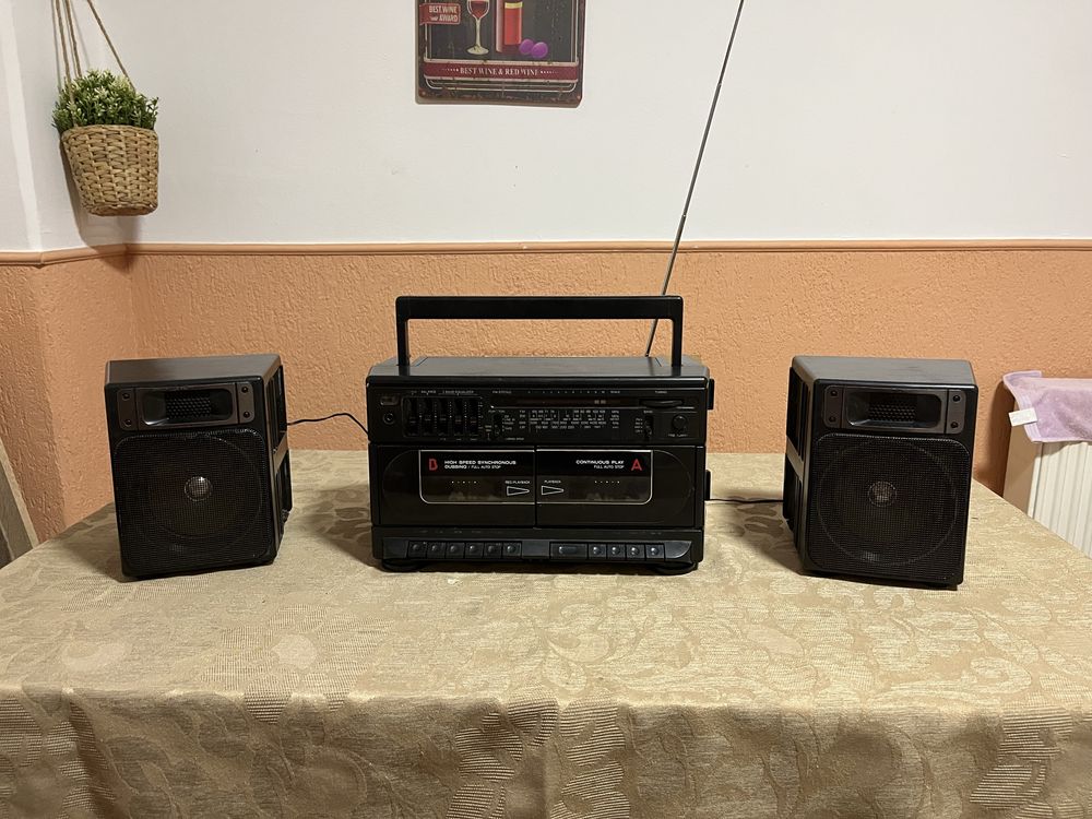 Radio casetofon dublu Sanyo M W171LO