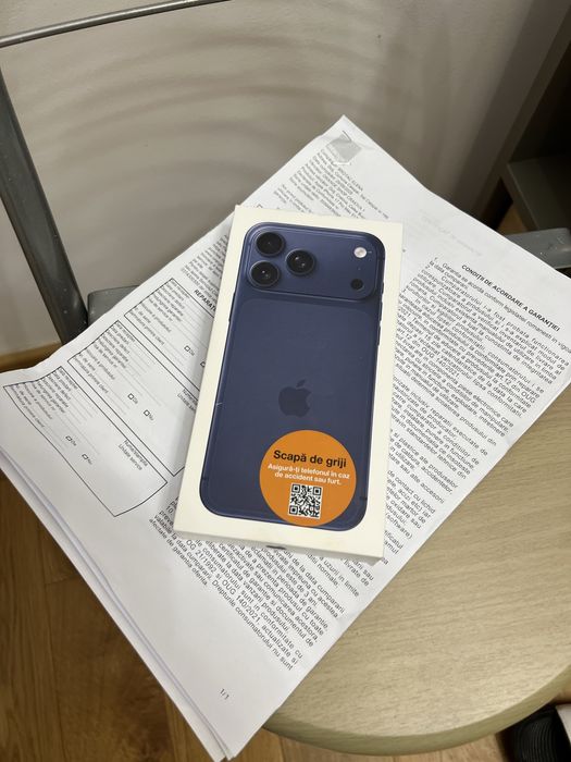 Iphone 17 pro max 512gb deep blue sigilat