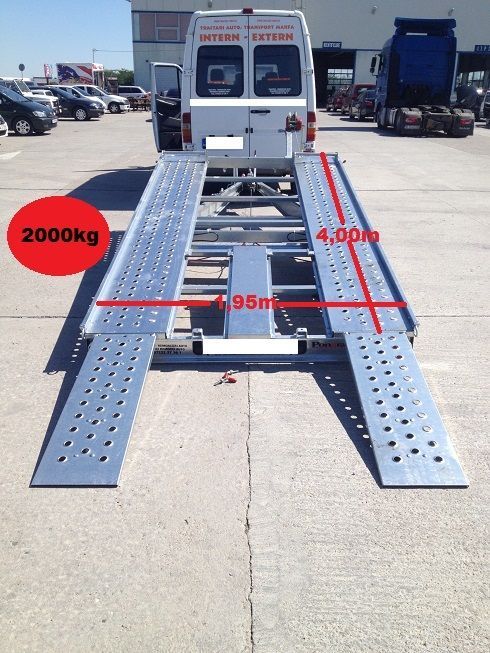 Inchiriez platforma auto Pongratz 2000kg basculabila