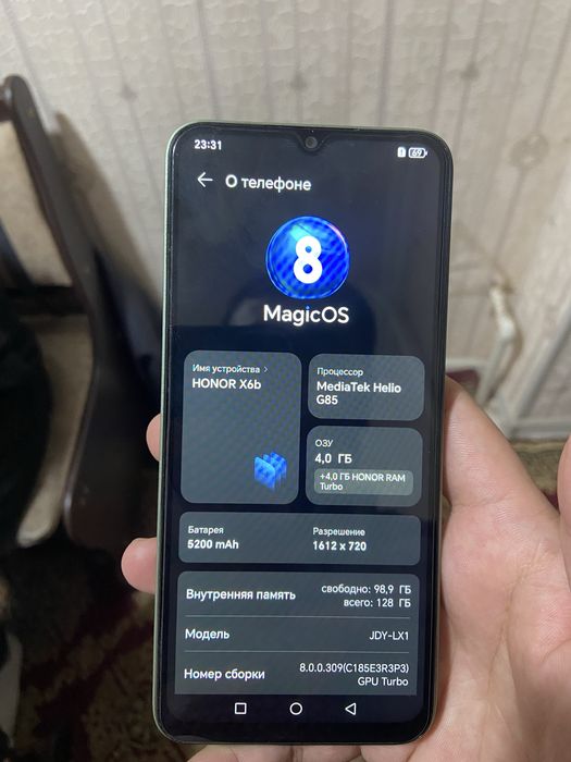 Honor x6b 4/128
