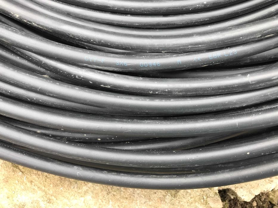 Cablu electric cupru masiv ignifug CYY-F 5x4 mm  5x2,5  mm  3x6 mm 5x6