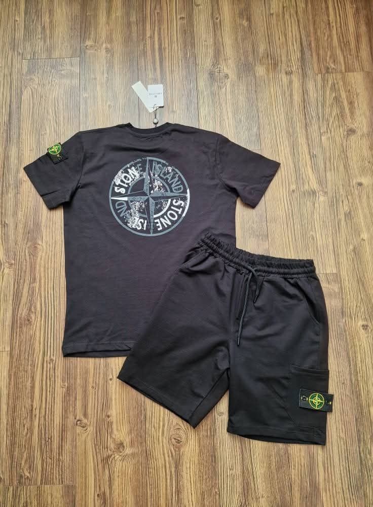 Мъжка екип къси панталони и тениска размер S M L XL 2XL