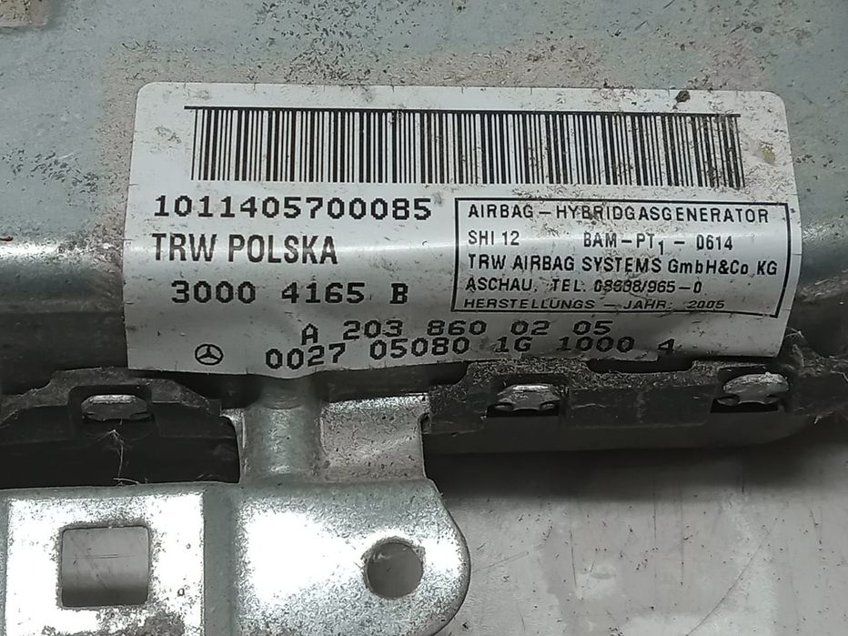 Airbag usa dreapta spate a2038600205 Mercedes-Benz C-Class W203  [din