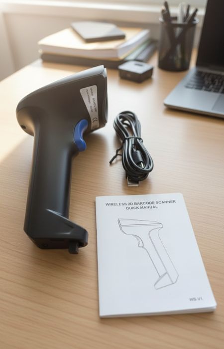 Безжичен 2D Баркод Скенер (BC-07L-WBT)