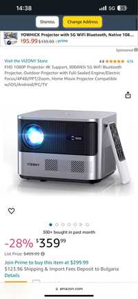 Vizony HD Projector